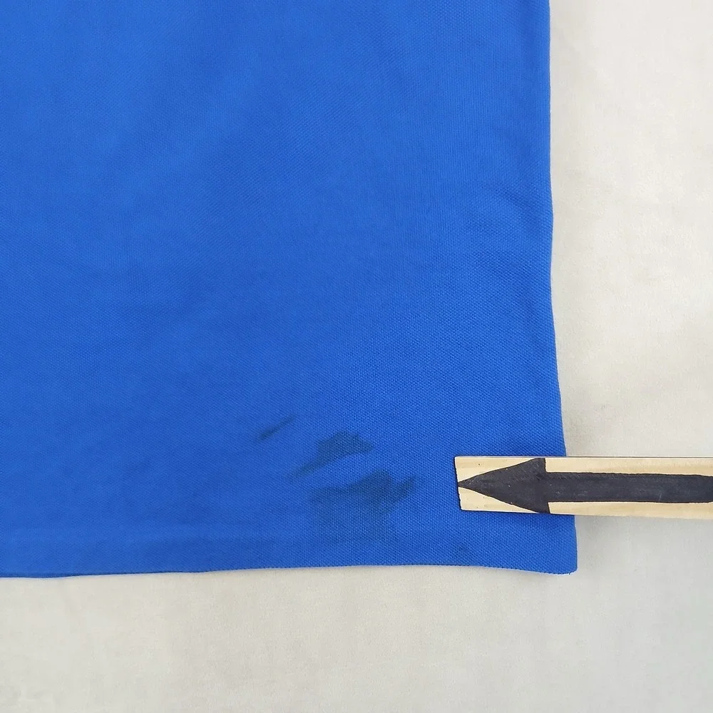 VTG Polo Ralph Lauren XL Mens Polo Shirt Custom Fit FLAW‎ 23x26